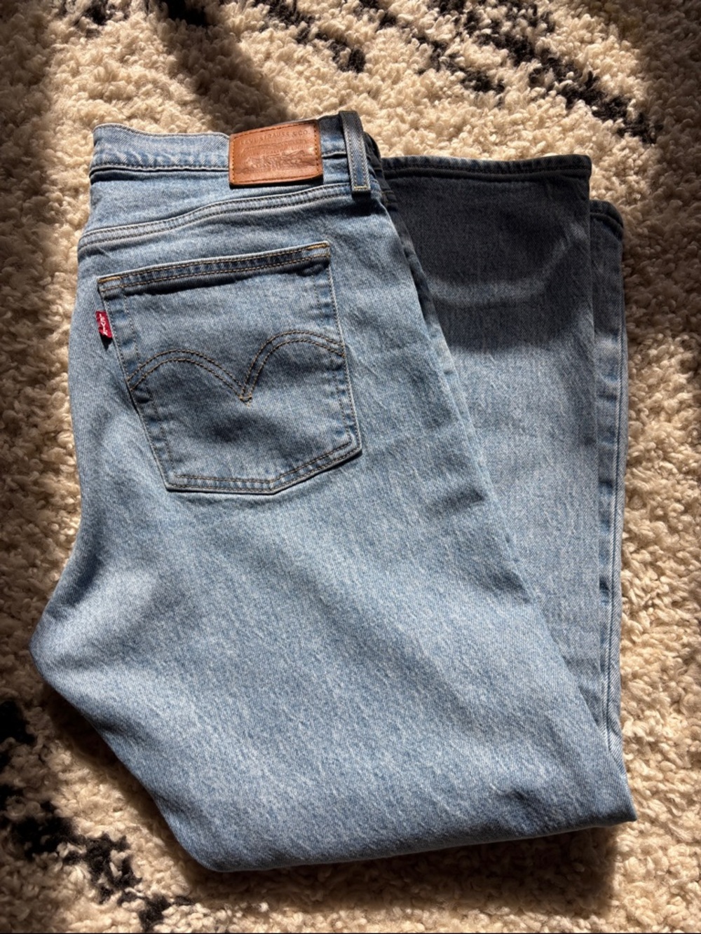 Levi's Light Blue Relaxed Straight Jeans